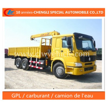 Sinotruk HOWO 6X4 Camion Avec Grue 371HP 10t Camion grue